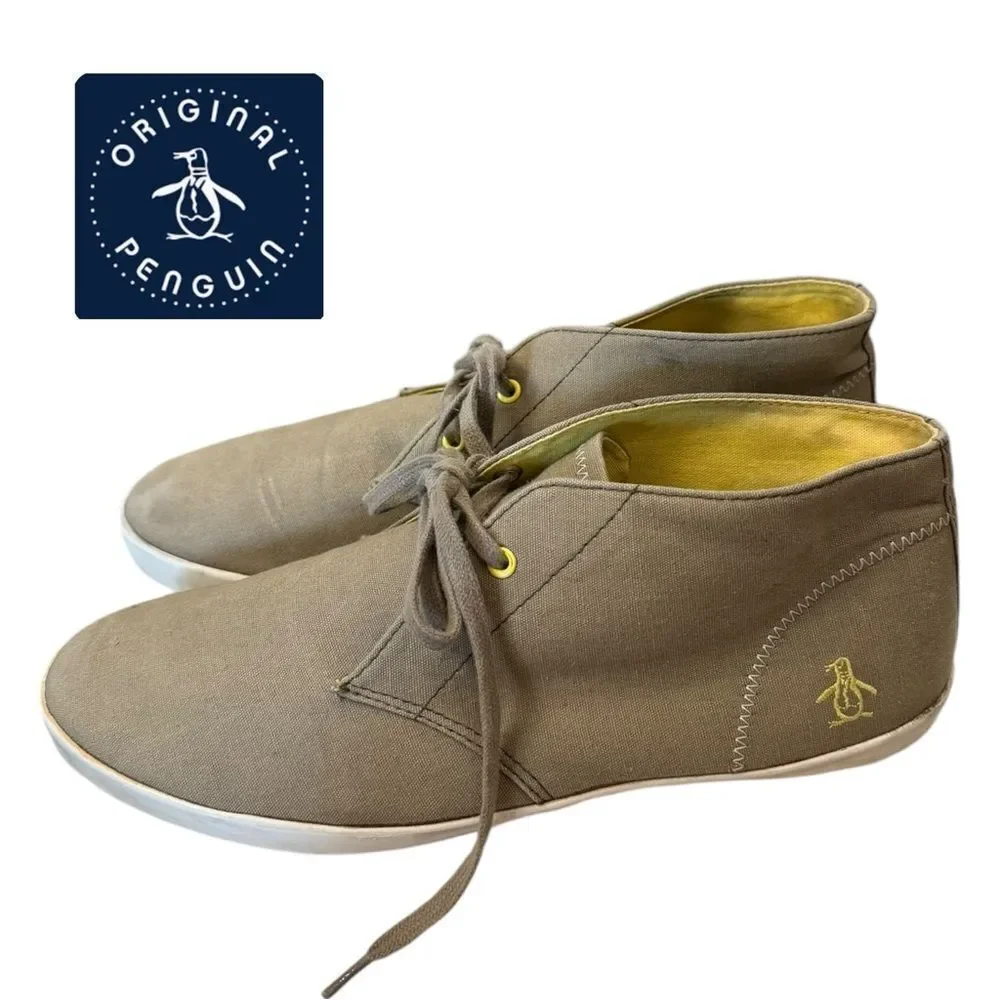 Original Penguin Men’s Chukka PG Canvas Boots 11